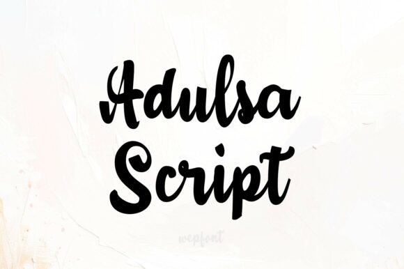 Adulsa Script: Crafting Authentic Connections with Handwritten Style