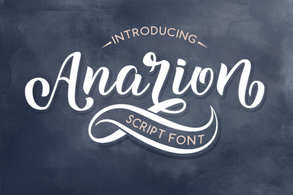 Anarion Script: A Brush Pen Typeface for Authentic Branding