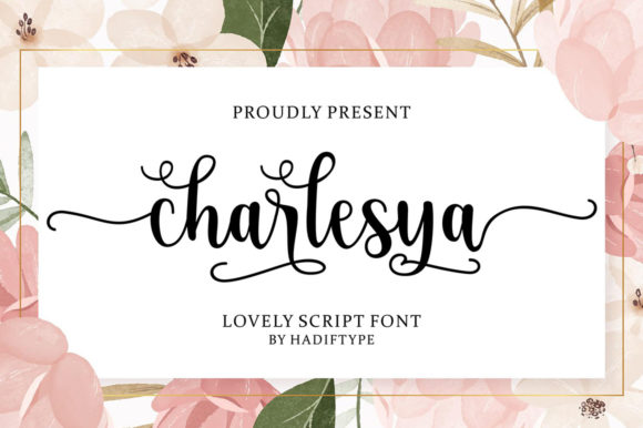 Cherlesya Script: A Guide to This Dainty Handwritten Font