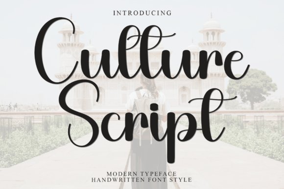 Culture Script: Enchanting Typography for Festive Designs