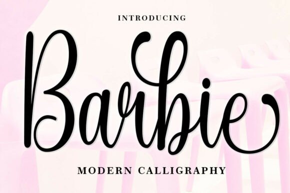 Discover the Soft Elegance of the Barbie Script Typeface