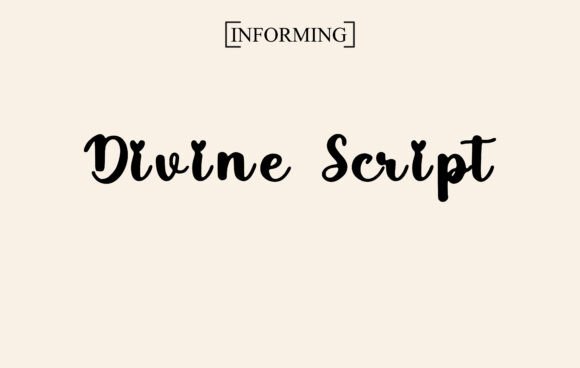 Divine Script: Adding Romantic Flair to Modern Design