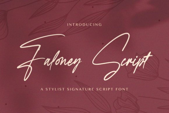 Faloney Script: Elevating Design with Elegant Cursive Typography