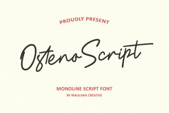 Finding Flow: Why Osteno Script is Your Next Design Secret Weapon