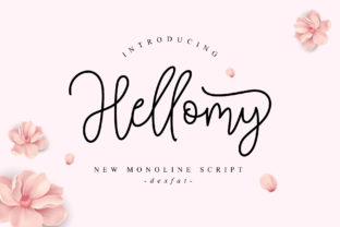 Hellomy Script: A Handwritten Font with Authentic Character