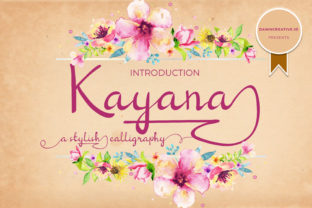 Kayana Script: A Bold Handwritten Font for Creative Projects