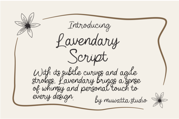 Lavendary Ground Script: A Whimsical Typeface for Modern Brands