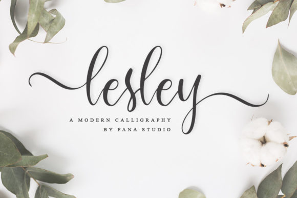 Lesley Script: Elevating Design with Romantic Calligraphy