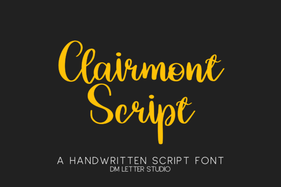 Meet Clairmont Script: The Elegant Font for Modern Brands