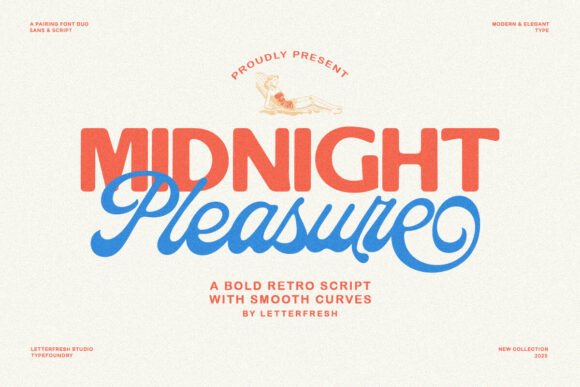 Midnight Pleasure Script: A Font That Bridges Vintage Charm and Modern Edge