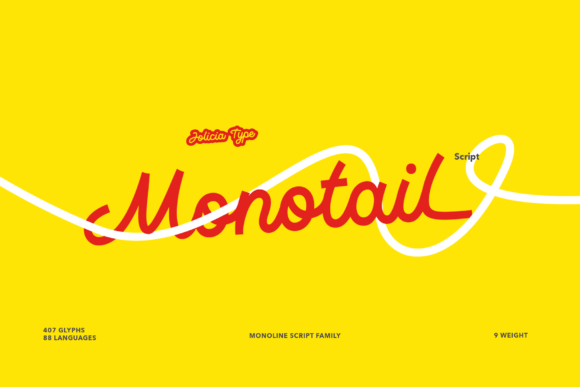 Monotail Script: The Essential Monoline Font for Modern Design
