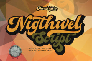 Nigthwel Script: A Vintage Font with Authentic Charm