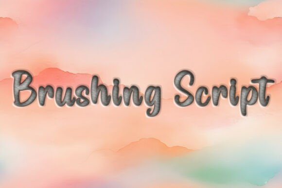Unleash Your Creative Flair with the Brushing Script Font