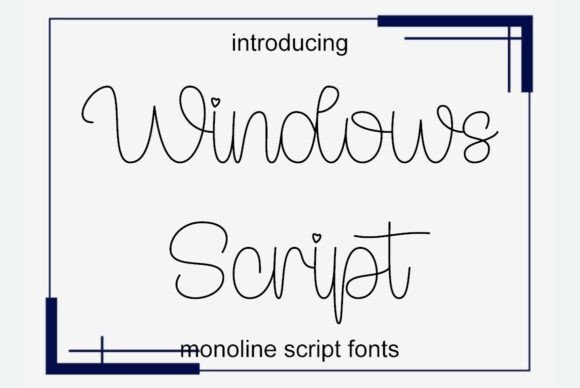 Windows Script: Elevate Your Design with Authentic Handwritten Style